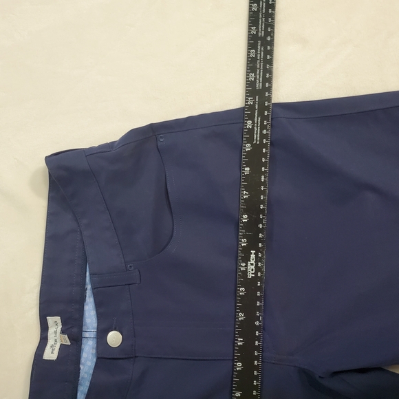 Peter Millar‎ Men's Straight Jeans - Navy Blue Size 33x32 - Picture 9 of 16